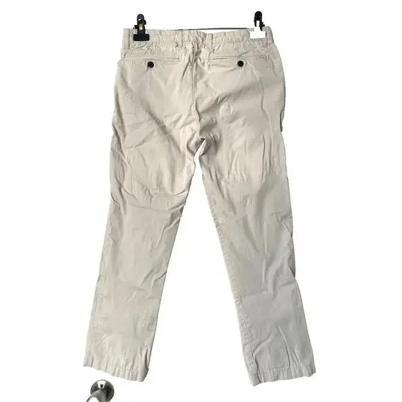 Theory Chino Pants Men's 31 x 28 Leg Dress Trousers Stretch Khaki Bone - Picture 4 of 8